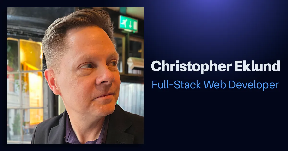 Christopher Eklund - Full-Stack Web Developer